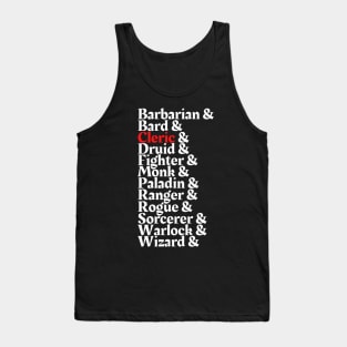 I'm The Cleric - D&D Class Print Tank Top